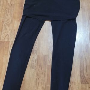Skirt with built in leggings, size S, juniors, black in color